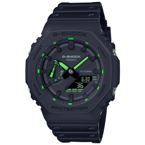 

Мужские часы Casio G-Shock NEON ACCENT SERIES GA-2100-1A3JF, Черные