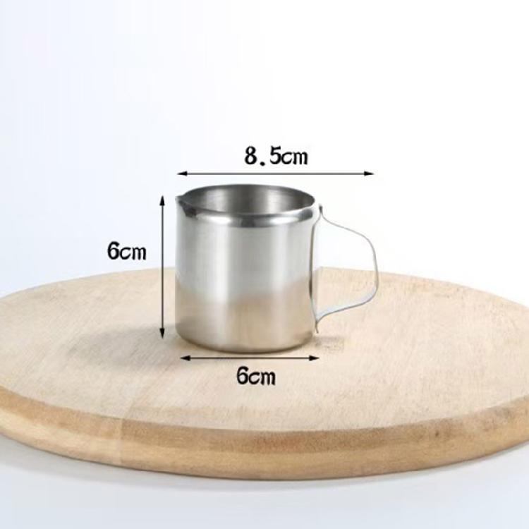 Mjölkskummare kopp i rostfritt stål Bärbar espressokopp i rostfritt stål Mjölkskumningskanna för Latte Art hemma