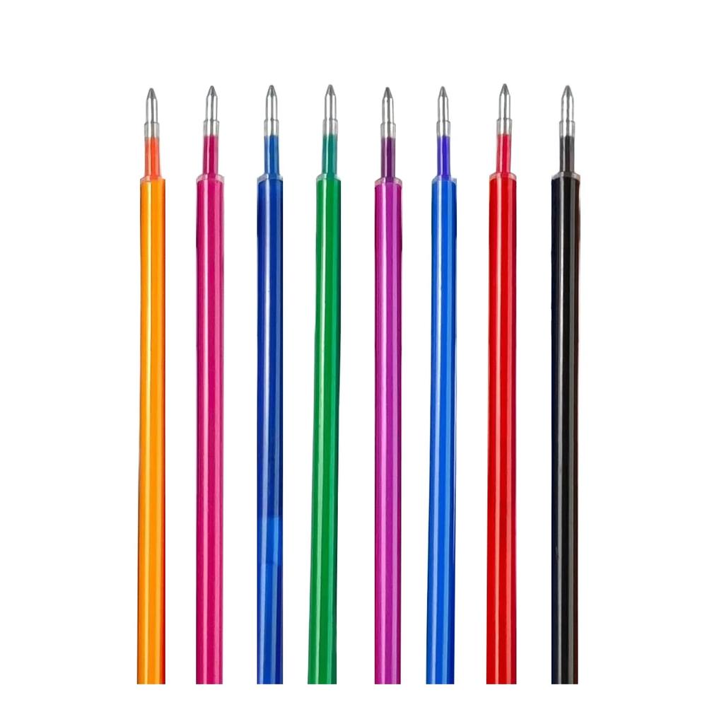 8/12 Piece Collection Multi-color Erasable Gel Pen 05mm Kawaii Pens Writing Creative Drawing Tools Office School Supply Stationery