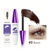 5D Wasserdichte Farbige Mascara - Volumenverleihend, Verlängernd, Wischfest, Lebendige Farben Schwarze Mascara Wasserdichte Mascara Augen-Make-up