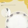 10in Interactive Wood Hand Drum Sheepskin Tambourine Percussion Instrument Toy for Kids Music Education Fun Instrument