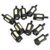 10 Pack Universal Fuel Filter for Gas Oline Garden Equipment, Ideal for Grass Trimmers and Chainsaws