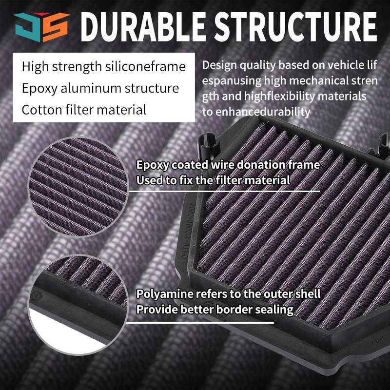 JSBM Motorcycle High Flow Air Filter Oil Filters For CFMOTO 650SR 675SR-R 675SS 675NK CF650-10 675 NK SR-R SS SR 0700-07200