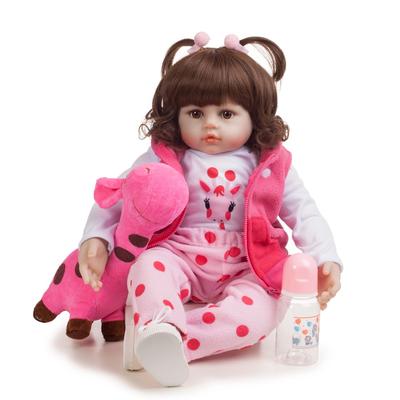 Panenka Bebe Reborn Toddler 48 cm Měkké silikonové Reborn Baby Dolls Měkké tělo Živé Menina Vánoční překvapení Panenka Dárky pro dívky