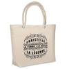 Sac De Plage - PLANETEE - Christelle Déesse Légende - Coton Naturel - Imprimé En France - Grande Contenance