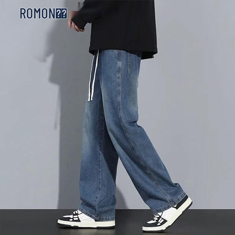 ROMON Men s Ice Silk Straight Leg Jeans M