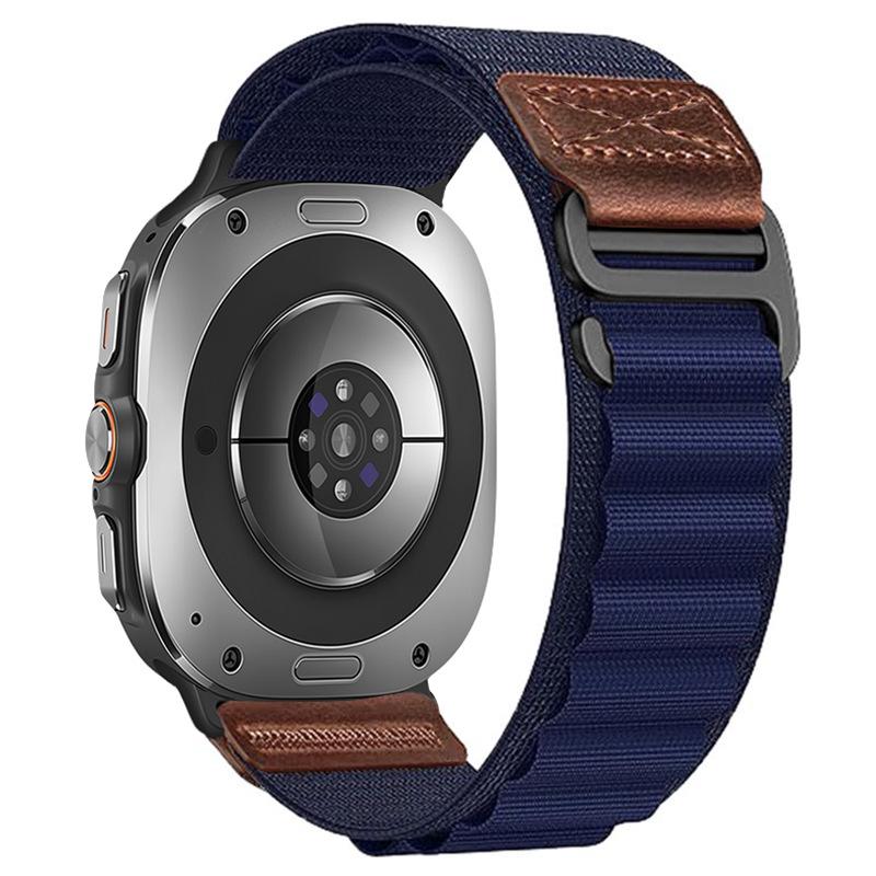 Leather Label High-Mountain Nylon Loop Strap for Samsung Watch8