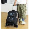 School Trolley Bag Roller Student Backpack 6 Wheels (31*20*46cm)ZRY8002
