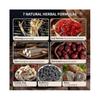 (3 Pack/75 Bags) Ginseng Five Treasures Tea Kidney Tonifying Chinese Herbal Tea Natural Organic Male Female Detoxifying Precious Medicinal