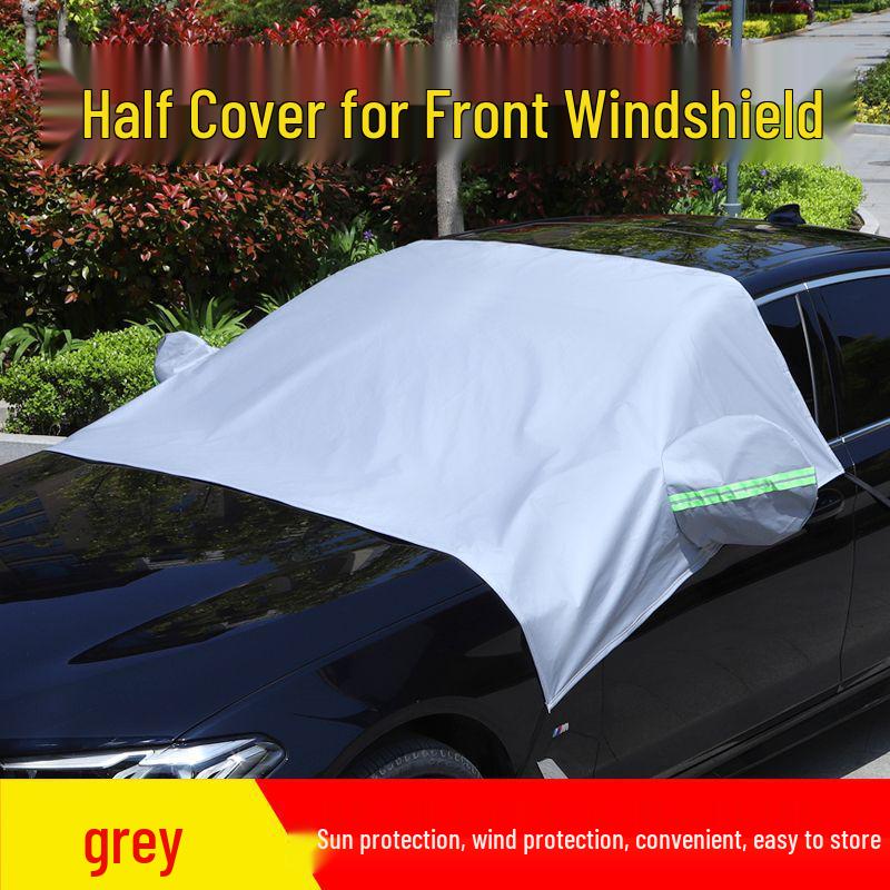 Thickened Car Sunshade: Heat Insulation & Weather Protection Half Cover Default