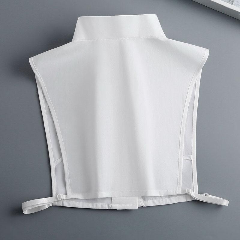 Perfect Match Elegant Stand Fake Collar For Women Half Shirt Detachable Lapel Collar Removable False Blouse Tops Neck Collar
