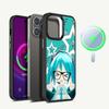 Kawaii H-Hatsune Miku Magnetic Wireless Phone Case For IPhone 17 16 15 14 Plus 13 12 11 Pro Max