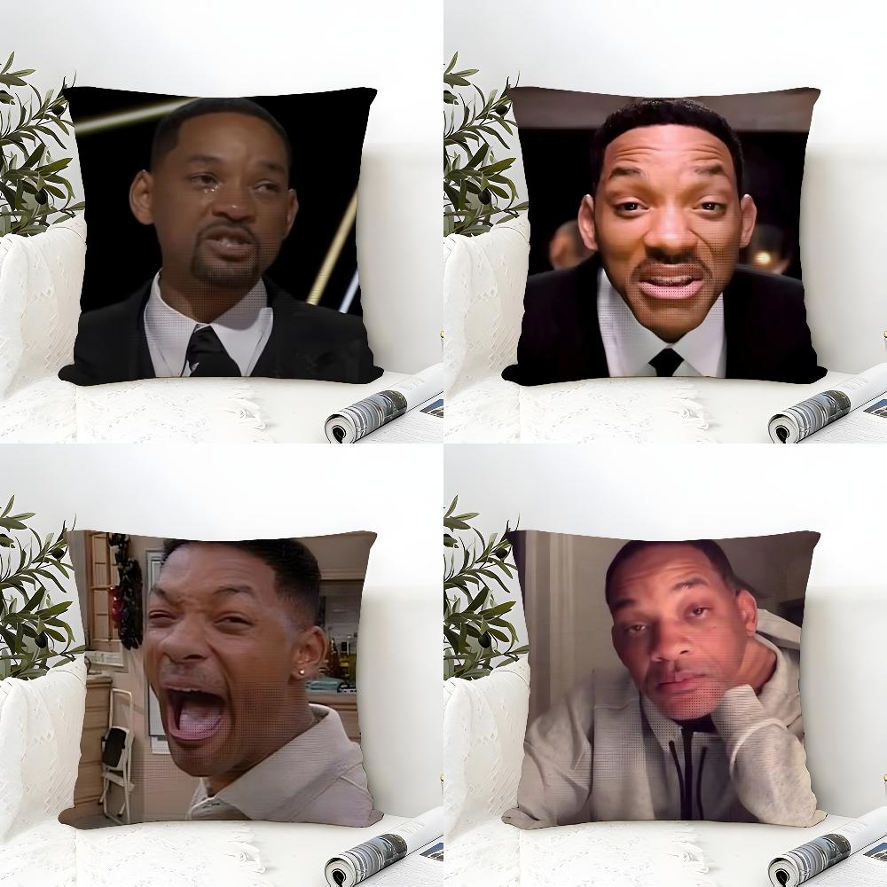 Funny Will Smith meme Pillow Case Home Living Room Decoration Linen Pillow Cases Cushion Cover