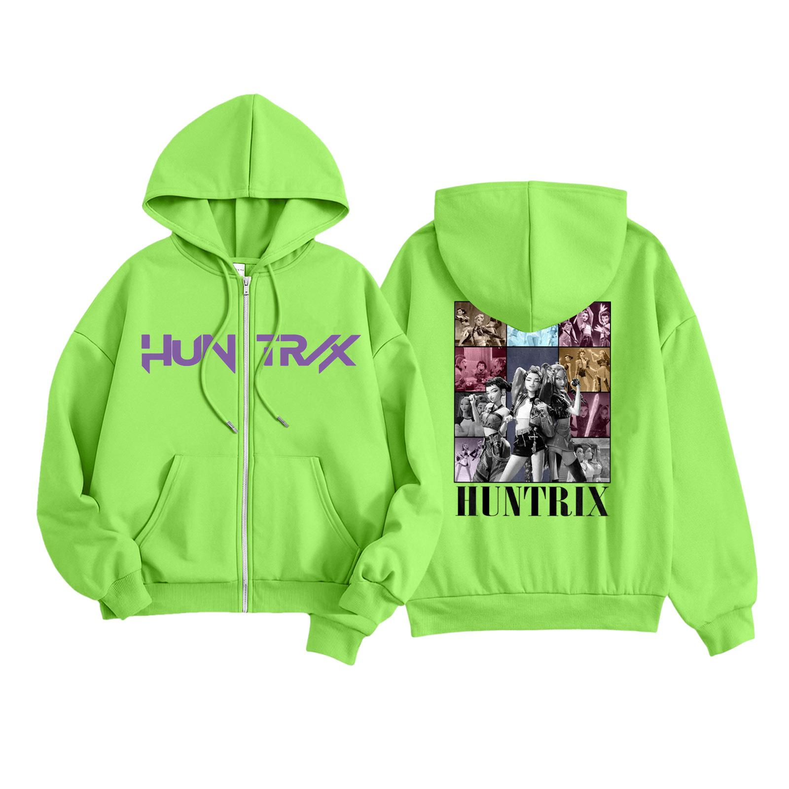 

Детская мода Женская легкая толстовка с длинным рукавом на молнии Толстовка с принтом и карманами 110