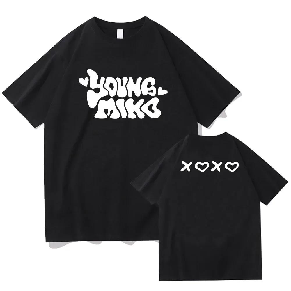 

XOXO Tour 2024 Concert Printing Tshirts Baby Miko YoungMiko Graphic Teeshirt Cotton High Quality WomenUnisex Tshirts Summer Tees 4XL