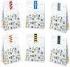 Paper Bags for Candy Cars 6 Pcs