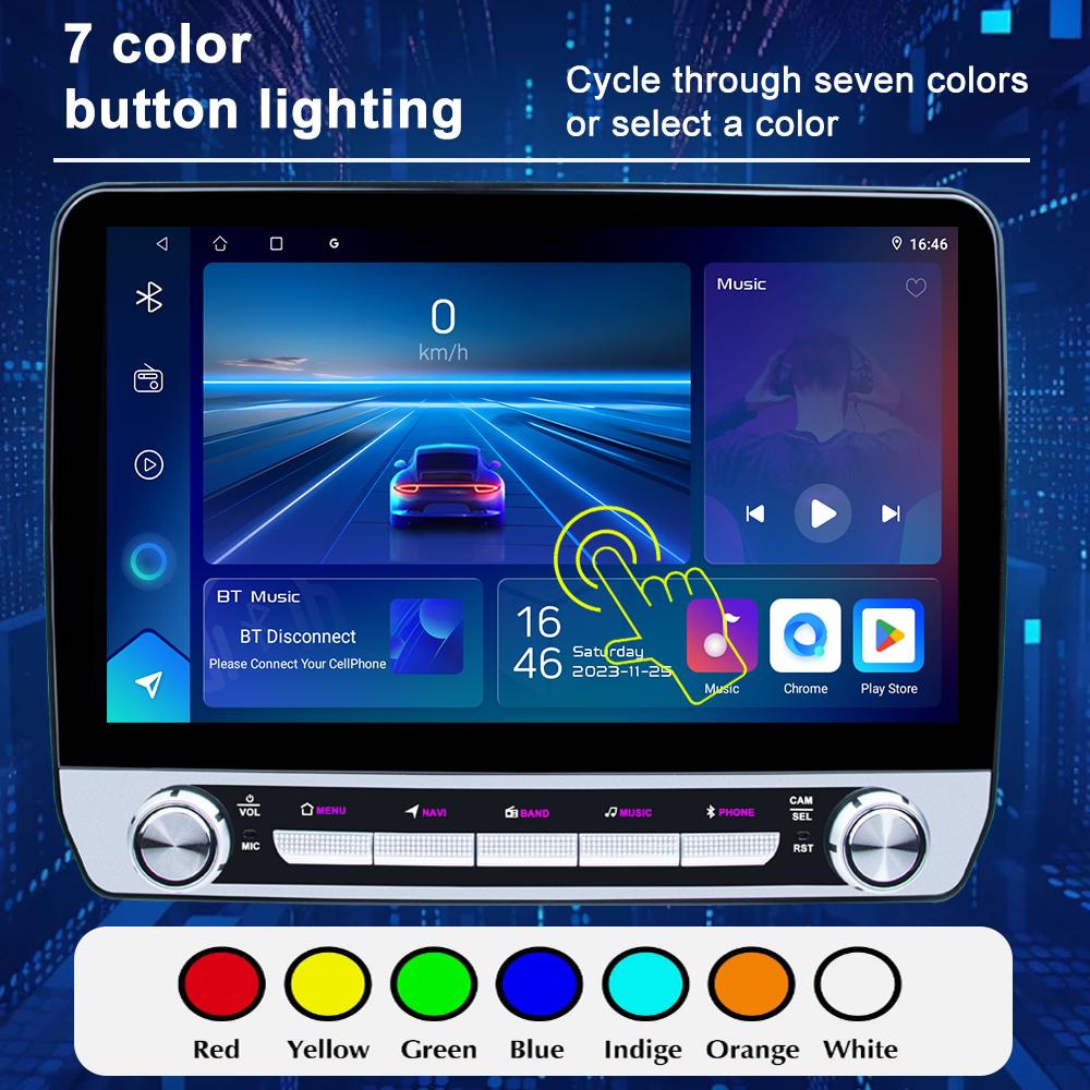 Android Car Radio Multimedia Video Player IPS 4-core Intelligent Systems Navigation GPS 2din Audio