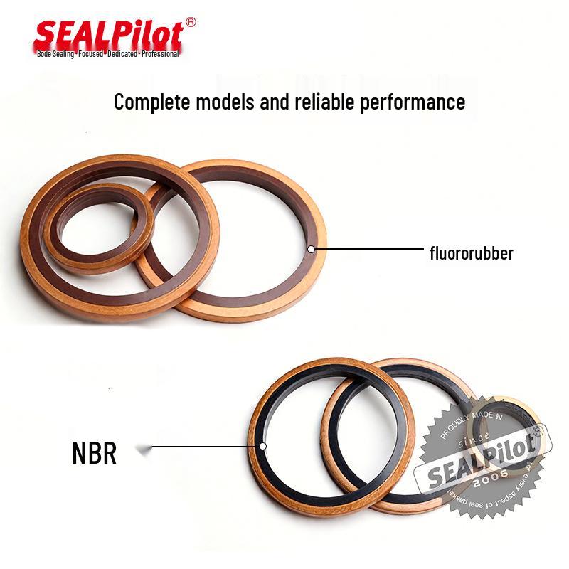 Red Copper Fluororubber Nitrile High-Pressure Oil-Resistant Gasket Seal