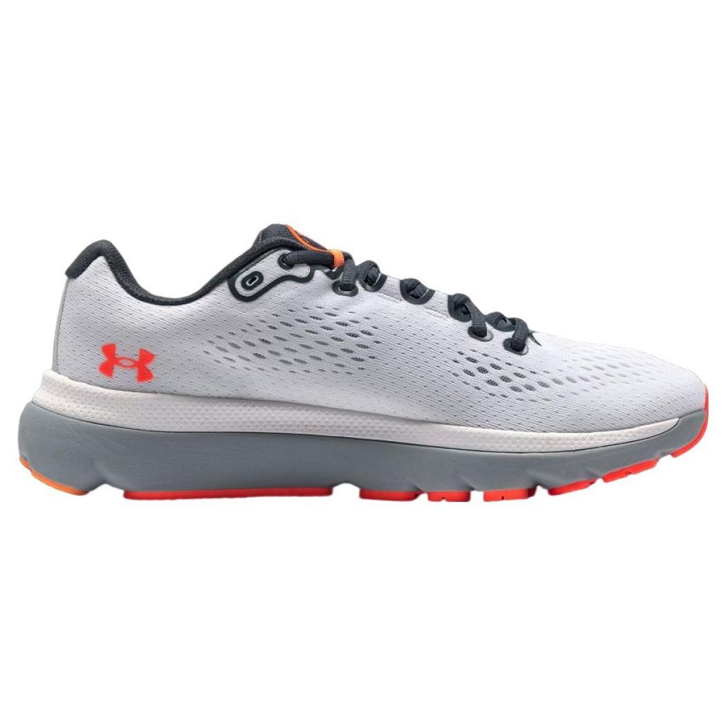 Under Armour HOVR Infinite 4 White Harbor Blue After Burn Men Sneakers 3024897-105