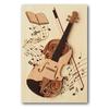 KINOWA "Violin" Wood-Painting Original Handmade Quilling Kit, Musical Instrument, Made In Japan