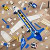 Military Aircraft Building Blocks Boys Assembled Toy Children Educational Model Toy Gift