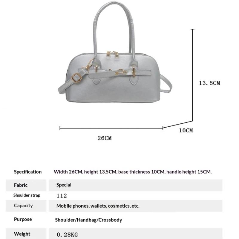 Women'S Able Handbag Retro Style Crossbody Bag For Commuting Soft Pu Shoulder Bag