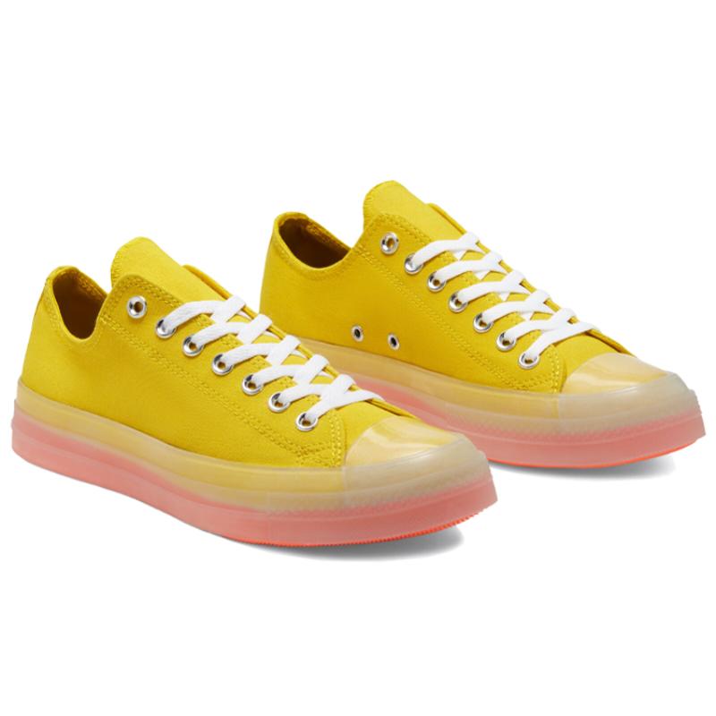 Converse Chuck Taylor All Star Cx Ox Round-toe Lace-up Low-Top Espadrilles Unisex Yellow Pink