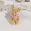 Adorable Rabbit Doll Pendant Accessory Star and Love Heart Pattern Pendant Charm Ornament Perfect for Keychains and Bags