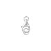 Gold-Plated 925 Sterling Silver Water Drop Lobster Clasp for Bracelets and Necklaces