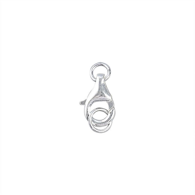 Gold-Plated 925 Sterling Silver Water Drop Lobster Clasp for Bracelets and Necklaces