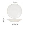 White Ceramic Plate Set Home Dinner Plate Bowl Steak Salad Tableware Creative Nordic Breakfast Dishes Plates Sets Coffee Mug Cup