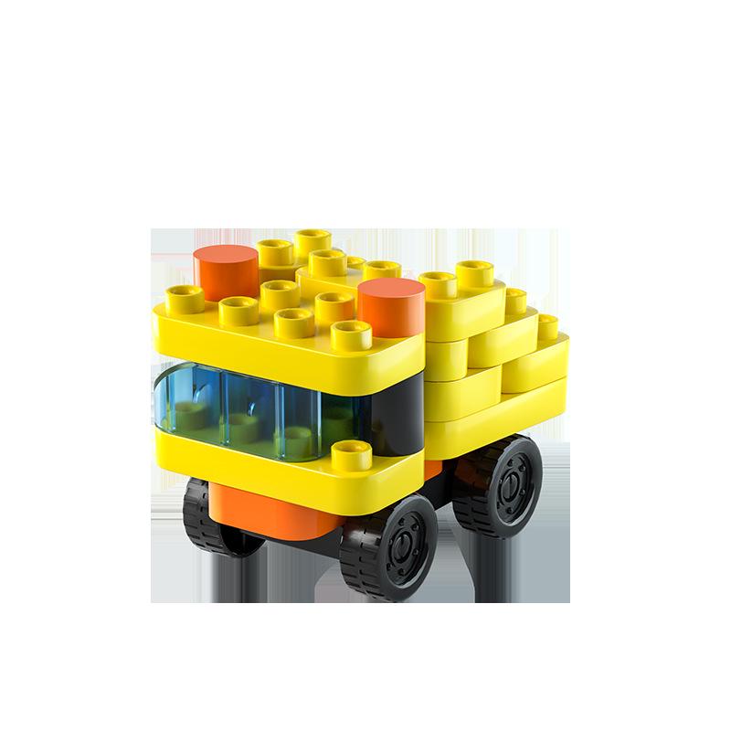 Lego-Compatible Engineering Vehicle Puzzle Car Building Toy for Kids 3-6