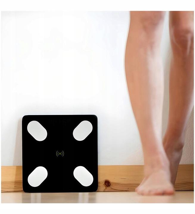 Smart Analytical Bathroom Scale Bluetooth Black