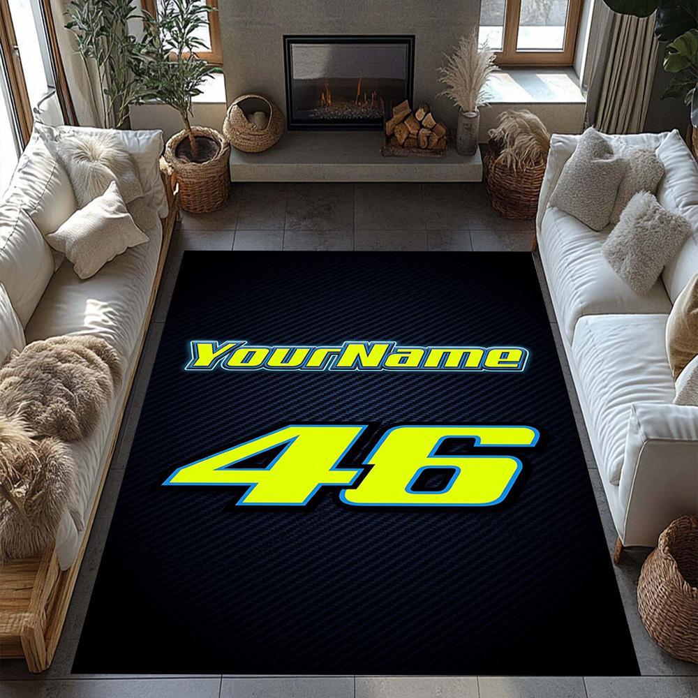 Doctor46 Customized Name Area Rug Design For Decorate Room Balcony Living Rooms Dining Room Antislip Carpet Office Home Decor Spiritual Gift
