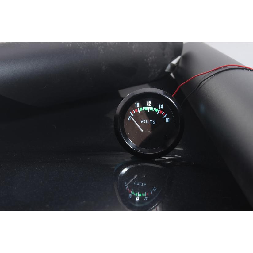 Dragon Gauge VOLTS Car Gauge 2" 52mm VOLT Meter 12V Auto Instrument Voltage Meters 8~16V 16~32V Black Bezel