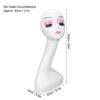 Female Mannequin Head 50cm Stability Beautiful Charming Display Easy Use With Makeup Manikin Head