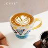 JOYYE Prosperous Floral Hand-Painted Ceramic Mug