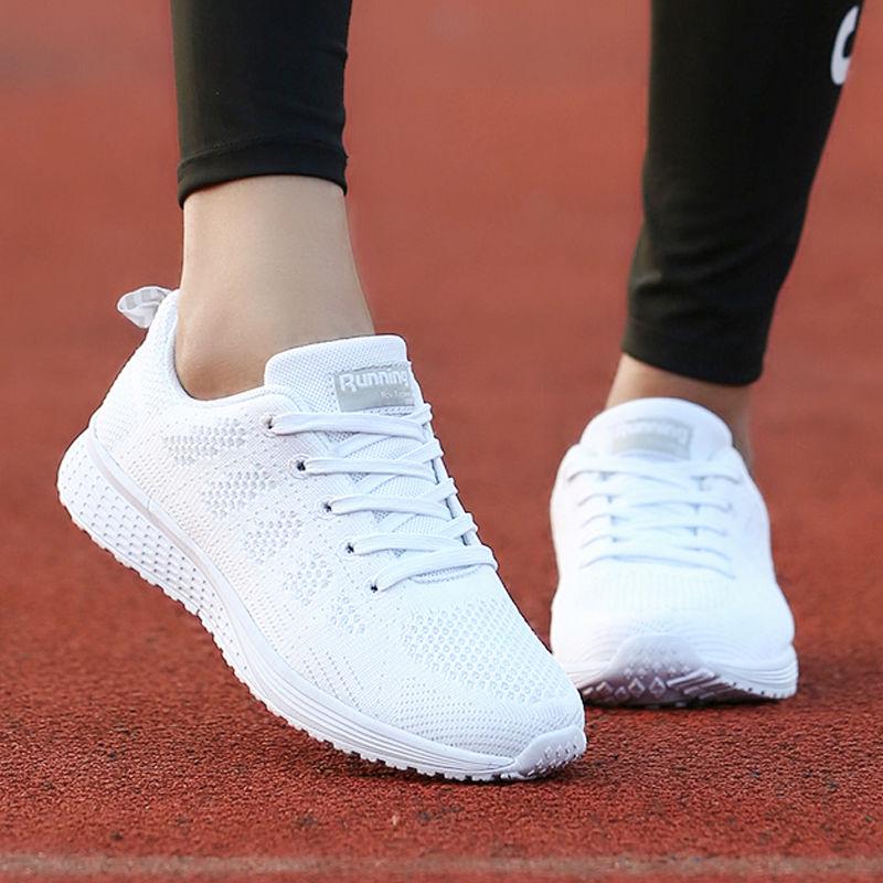 Damen Freizeitschuhe Atmungsaktive Sneaker Damenmode Mesh-Sneaker Schuhe Laufschuhe Damen