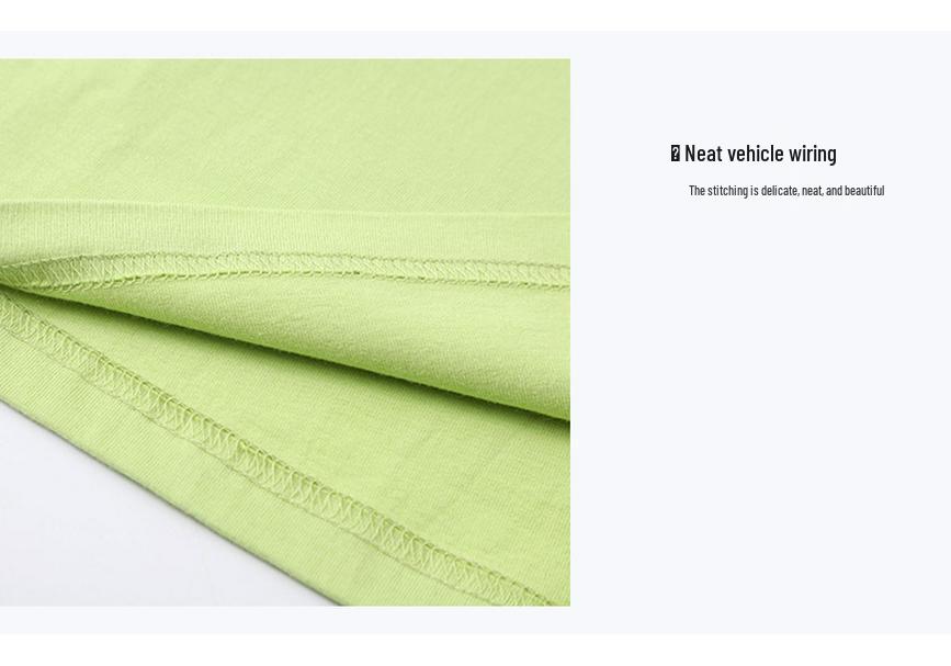 T-shirt Unisex Cotone Girocollo Manica Corta Vestibilità Larga - Colore Unito Traspirante per l'Estate