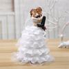 Wedding Couple Doll Romantic Adorable Resin Fine Workmanship Weeding Couple Figurines Cake