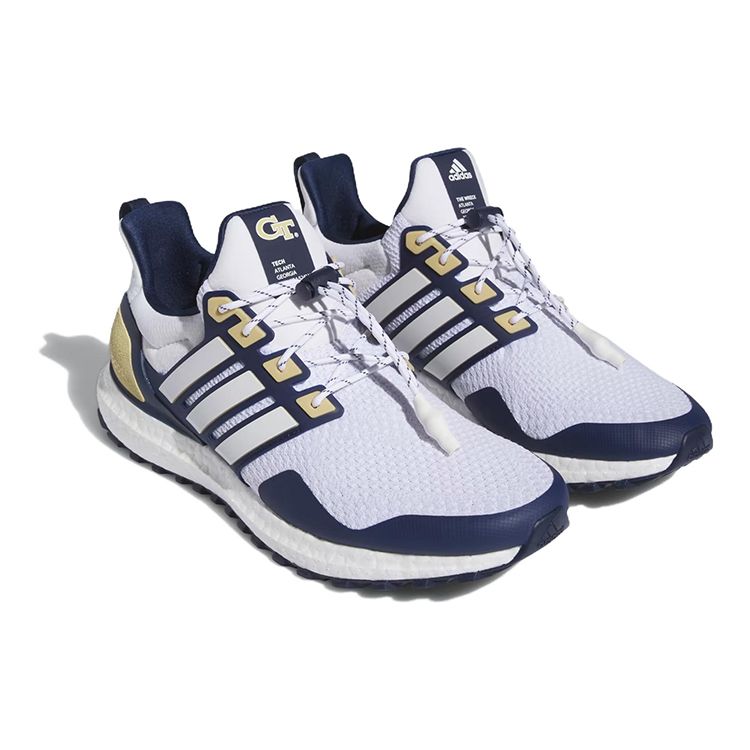 Adidas UltraBoost 1.0 NCAA Pack - Georgia Tech Men Sneakers White Cloud-White Collegiate-Navy IG5887