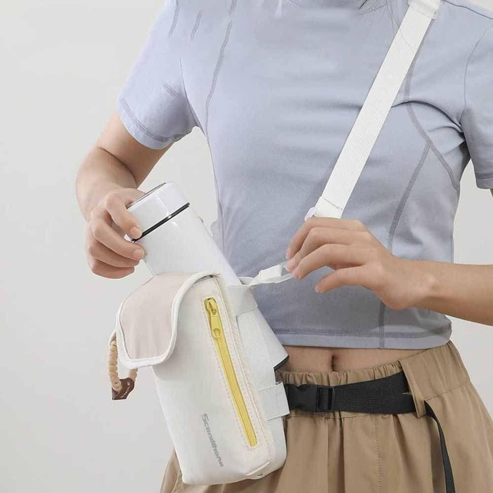 Adjustable Water Bottle Crossbody Bag Waterproof Crossbody Shoulder Bag Women
