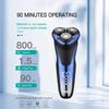 VGR V-306 Portable Men's Electric Shaver with Triple Floating Blades  USB Washable Durable and Powerful Smooth and Close with LED Digital Display