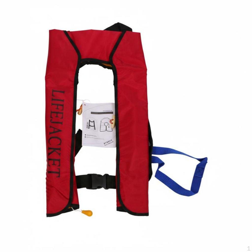 Manual Inflation Flotation Device Lightweight Inflatable Jacket High Buoyancy