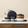 Portable Ceramic Tea Set with Infuser
