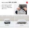 MORIPiLO Buckwheat Hull Pillow, High Height [Japanese Modern SOBA] Domestically Processed Buckwheat Pillow, Buckwheat Hull Pillow, Height Adjustable,
