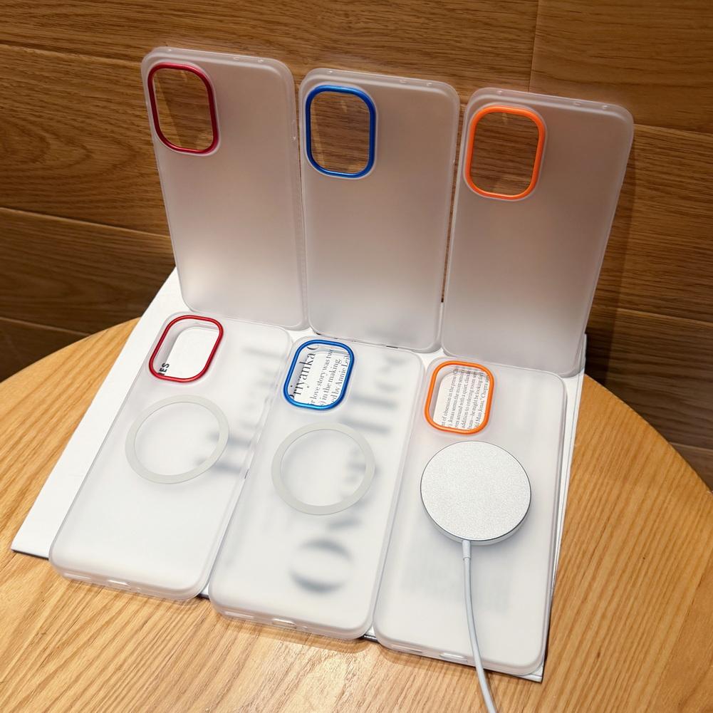 Para Funda Magnética Magsafe Para OnePlus 15T 15R 15 Ace 6T 6, Acabado Mate Amigable con la Piel con Anillo Metálico para Cámara Cubierta Protectora
