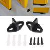 Anti-Swinging Adjustable Stay Roller Plastic Fixing Bottom Bracket  For Bottom Sliding Door Hanger