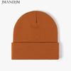 Disponibile Cappello a cuffia doppio ispessito caldo autunno e inverno cappello lavorato a maglia da donna semplice da uomo