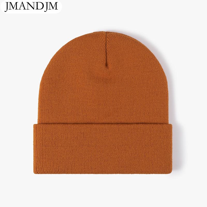 Disponibile Cappello a cuffia doppio ispessito caldo autunno e inverno cappello lavorato a maglia da donna semplice da uomo